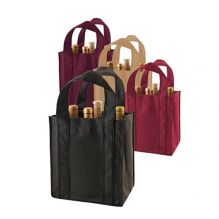 Non Woven Budget Tote Bag Non-Woven 6 Bottle Wine Tote