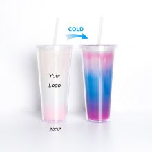20 OZ Colorful Cold Changed Color Sublimation Tumbler