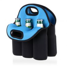 6 Pack Insulated Neoprene Bottle Can Carrier Tote
