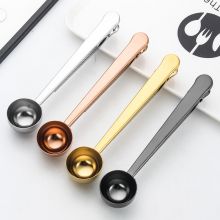 Multi Function Stainless Steel Coffee Spoon and Clip