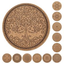 Custom Round Shape Cork Coaster