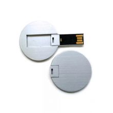 Round Shape Metal 8GB USB Flash Drive