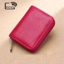 RFID Anti-theft Leather Card Holder