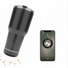 18oz Bluetooth Speaker Tumbler Stainless Steel Vacuum Insulated Coffee Cup Double-layer Powder-coated Travel Cup