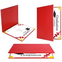 PU Leatherette Diploma Holder Certificate Covers Letter Size Diploma Folder