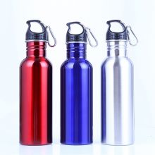 26 oz. BPA Free Stainless Steel Sports Water Bottles with Twist Cap and Carabiner for Gym Hiking Running Camping