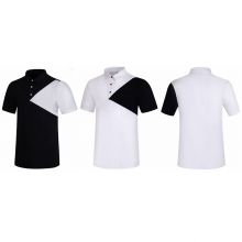 Mens Golf Polo Short Sleeve Shirts 3-Button Moisture Wicking Dry Fit Performance Athletic T-Shirts Collared Casual Polo Shirt