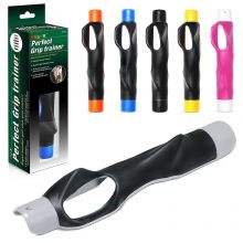 Golf Hand Grip Golfer Training Grip Black Golf Swing Trainer Grips Golf Plastic Swing Trainer Training Grip Aids for Practice