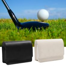 PU Leather Golf Rangefinder Case Magnetic Closure Universal Golf Range Finder Carry Bag Belt Hanging Golfs Pouch Golf Accessories