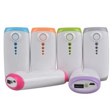 Dual USB 4000mAh Power Bank with LED Flashlight, Portable External Battery Pack With LED Light Perfect for Travel, Hiking, Camping