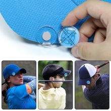 Golf Hat Clip Magnetic Ball Marker With High Precision Green Reading, Golf Putting Aid Round Bubble Level High Precision Reader