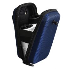 EVA Hard Shell Golf Rangefinder Magnetic Case, Universal Laser Range Finder Carry Bag with Carabiner, Belt Loop, Zipper Closure