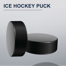High-Grade Rubber Ice Hockey Pucks, Official Regulation Weight & Size for Practicing and Classic Trainin