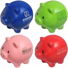 Mini Foam Cute Pig Shape Stress Reliever Ball, Squeeze Piggy Pressure Reliever Toys, Squish Stress Relief for Kid Adult