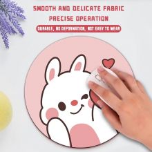 Round Rubber Mouse Pad, Small Gaming Pads With Non-Slip Rubber Base For Computer Laptop PC Home Office