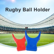 American Football Rugby Display Stand, PP Material, Triangle Structure, Perfect For Football Enthusiasts