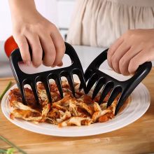 Plastic BBQ Meat Shredder Claws, Bear Meat Paws Barbecue Tools for Shredding, BBQ Grill Accessories for Kitchen Cooking Gifts