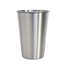 16oz Stainless Steel Beer Cup, Stackable & Unbreakable Metal Pint Cup Drinking Tumbler