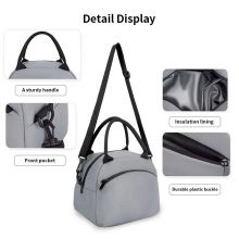 Large Capacity Oxford Insulated Lunch Cooler Bag with Shoulder Strap, perfect for work, school, and outdoor activities