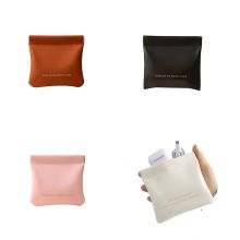 4.5x4.7Inch PU Leather Shrapnel Makeup Storage Bag Small Coin Purse Cosmetic Bag Waterproof Jewelry Bag