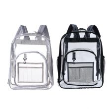 Large Capacity Eco-Friendly PVC Transparent Waterproof Backpack Waterproof Clear PVC Backpack
