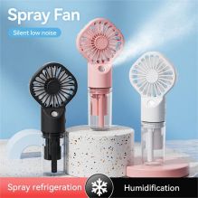 Handheld Portable Cooling Fan Features a Built-in Mist Spray for Extra Cooling, Size: 6.3