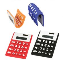 Flexible Silicone Calculator With 8-digit Display