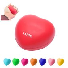 Soft PU Foam Material Heart-shape Stress Reliever Balls -- 3.94