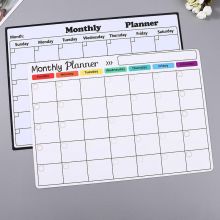 Magnetic Monthly Planner -- Reusable Fridge Dry Erase Calendar Board, Size in 11.02