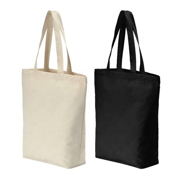 8oz 100% Natural Cotton Tote Shopping Bag