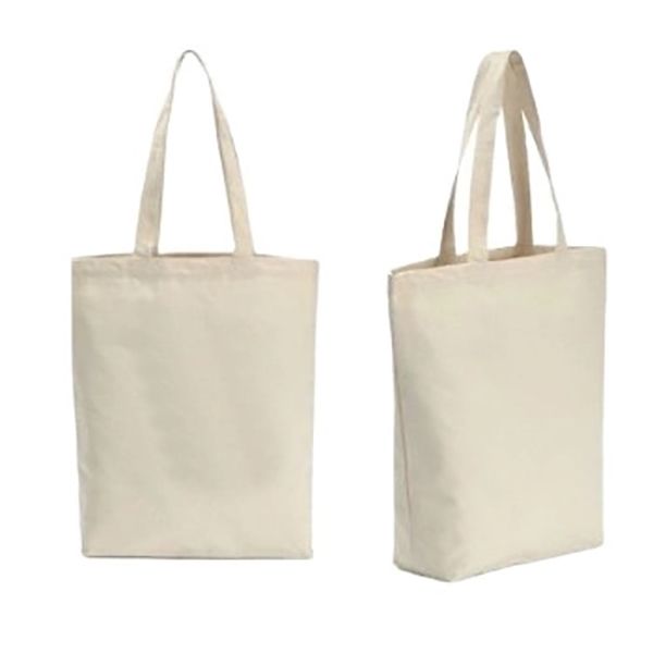 8oz 100% Natural Cotton Tote Shopping Bag