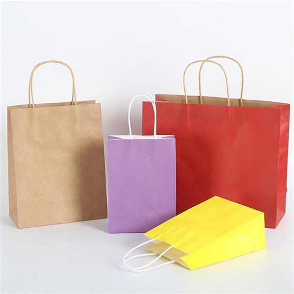 Kraft Paper Shopping Tote Bag With Your Logo