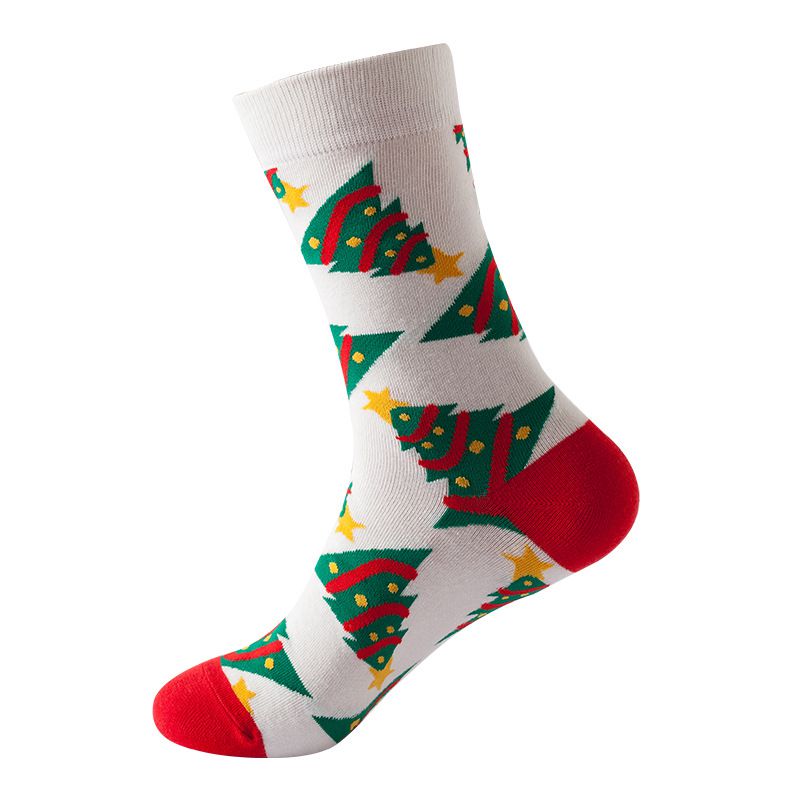Christmas Holiday Cotton Knit Crew Xmas Socks