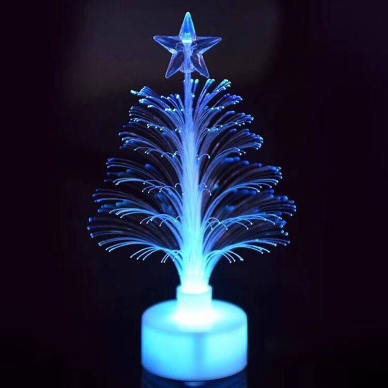 Christmas Color Changing Fiber Optic Led Glowing Tree