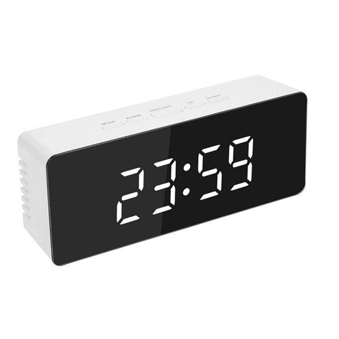 Mirror LED Digital Alarm Clock