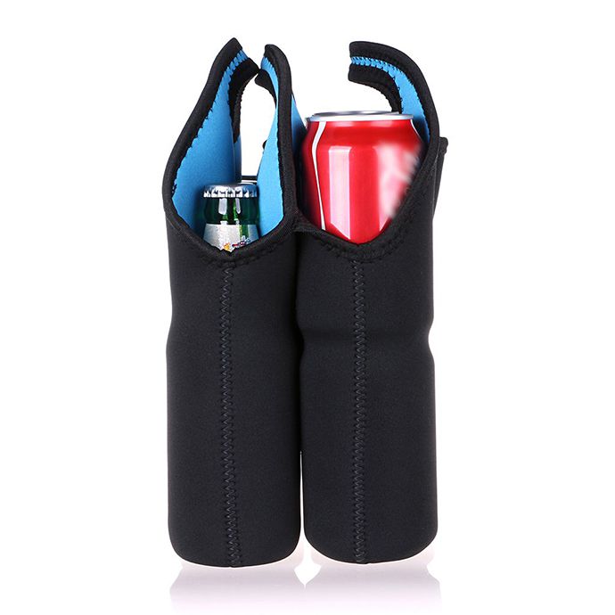 6 Pack Insulated Neoprene Bottle Can Carrier Tote