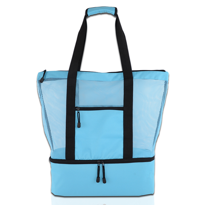 Promotional Mesh Cooler Tote Bags For Beach Travel