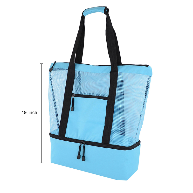 Promotional Mesh Cooler Tote Bags For Beach Travel