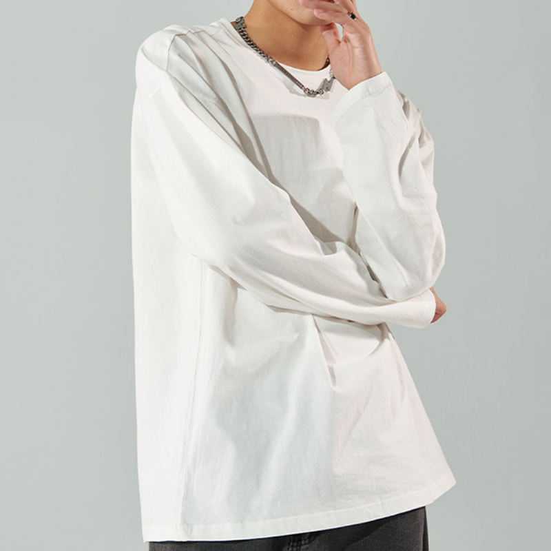 Custom Long Sleeve Cotton T-shirt