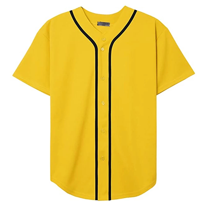 Custom Adult Button Down Baseball Jersey