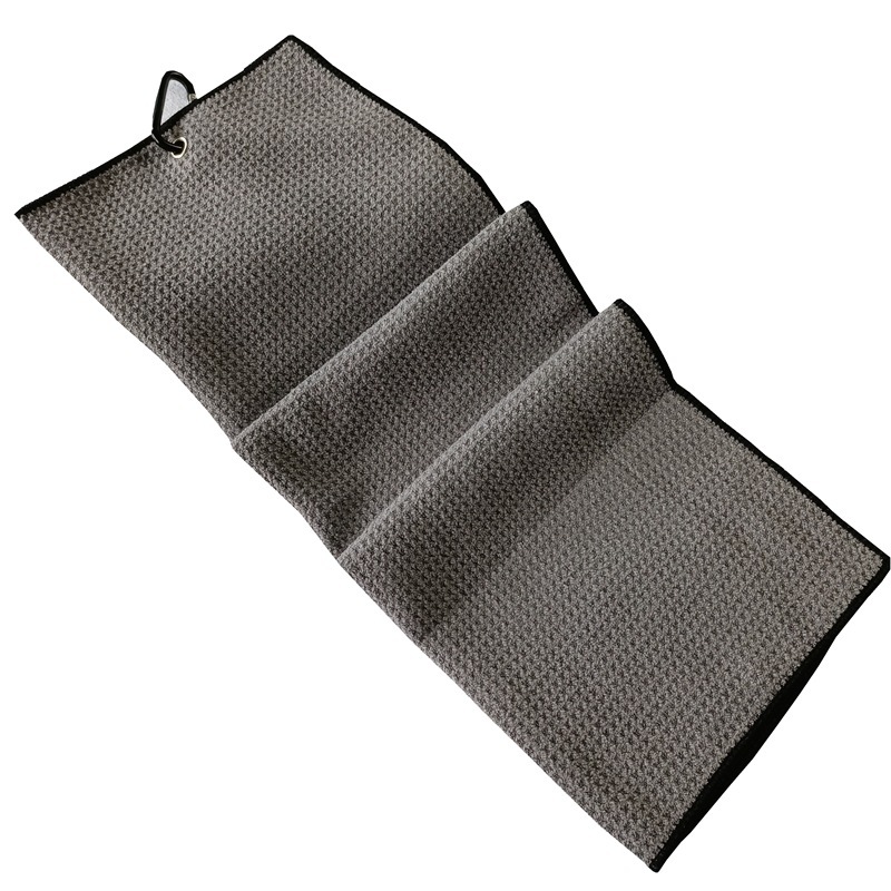 Waffle Pattern Tri-fold Golf Towel
