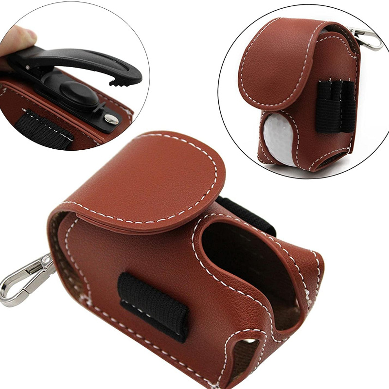 PU Leather Golf Accessories Pouch