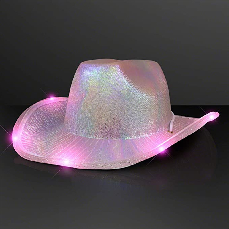 Halloween Party Cosplay LED Cowboy Hats