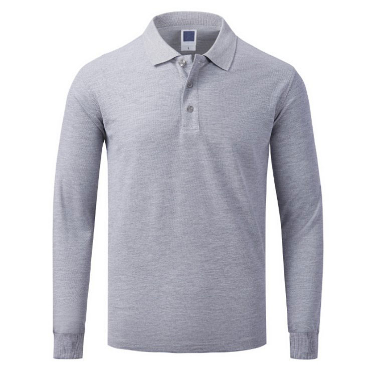 Long Sleeve Lapel Advertising Polo-shirt 