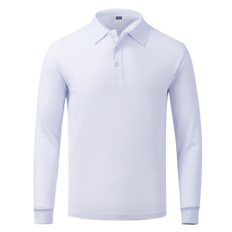 Long Sleeve Lapel Advertising Polo-shirt 