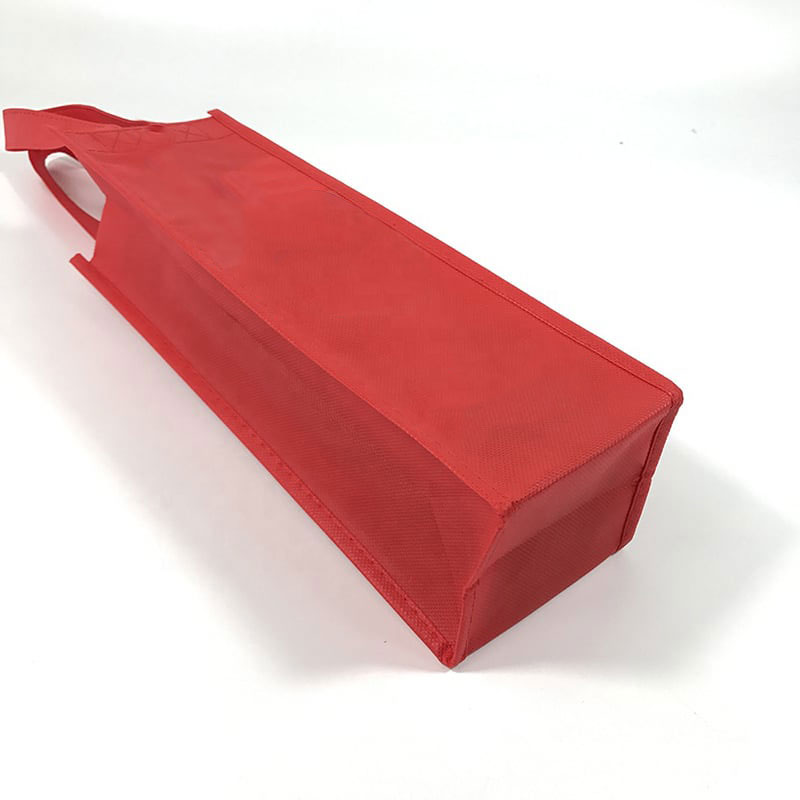 Customized Wine Bottle Tote Non-Woven Shopping Bag