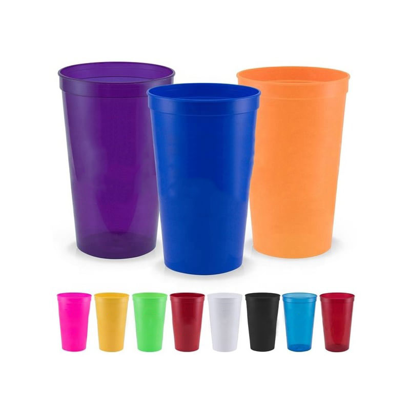 22 oz Plastic Stadium Cup