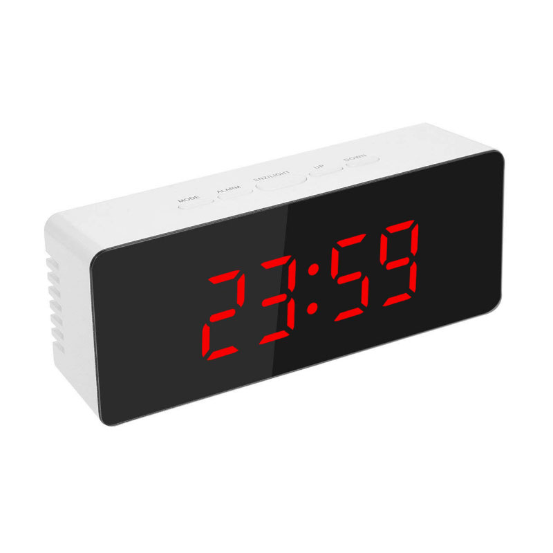 Mirror LED Digital Alarm Clock