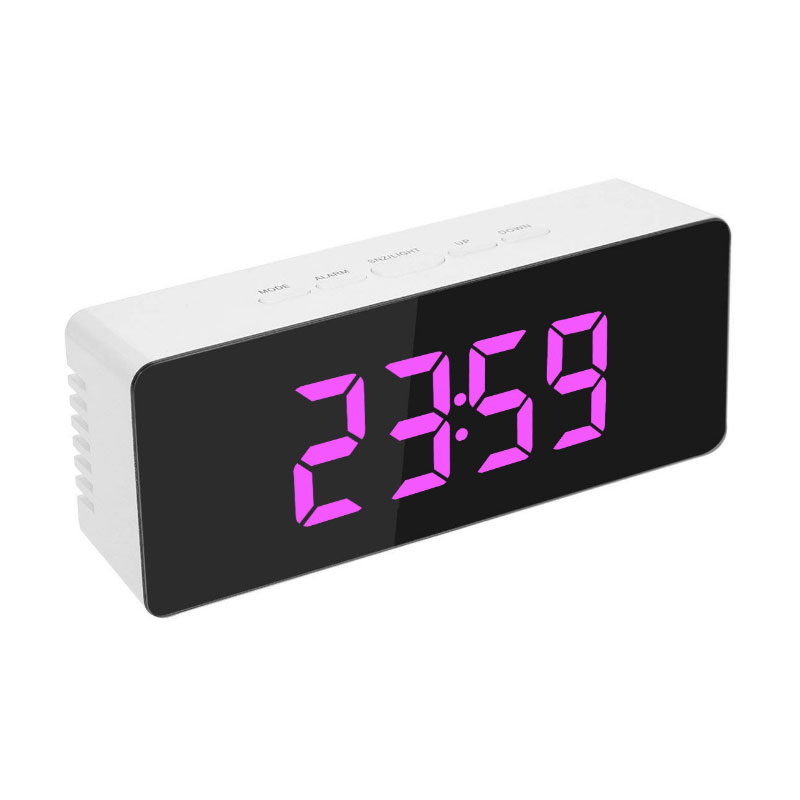 Mirror LED Digital Alarm Clock