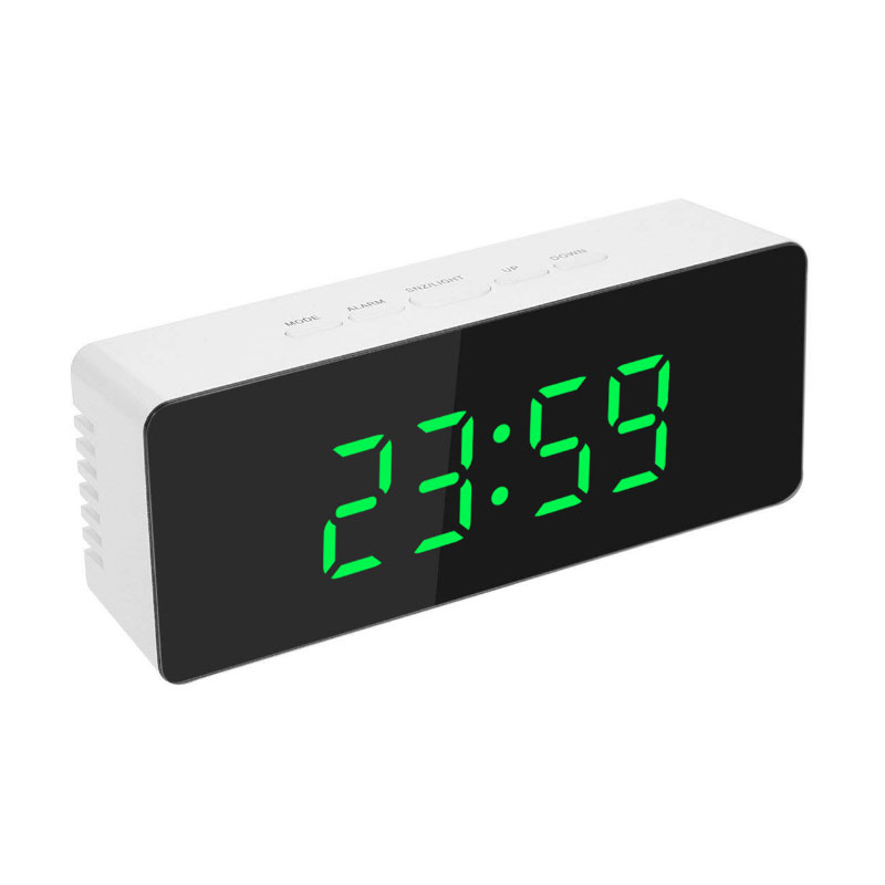 Mirror LED Digital Alarm Clock